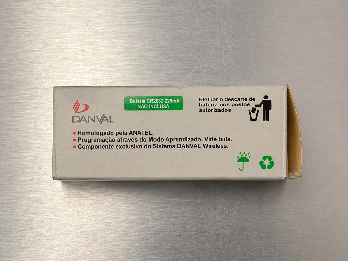 TIMBRE PULSADOR INALAMBRICO DANVAL