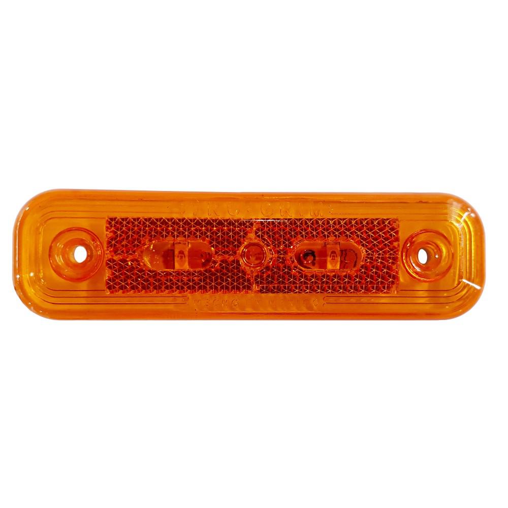 FOCO LED LATERAL RECTANGULAR AMBAR BRASLUX (H)