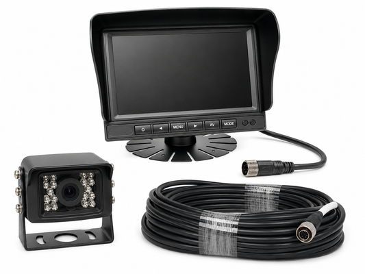 KIT MONITOR ECAM (MT011) CON CAMARA (CA008) Y CABLE CONECTOR 20MTS (CB118)