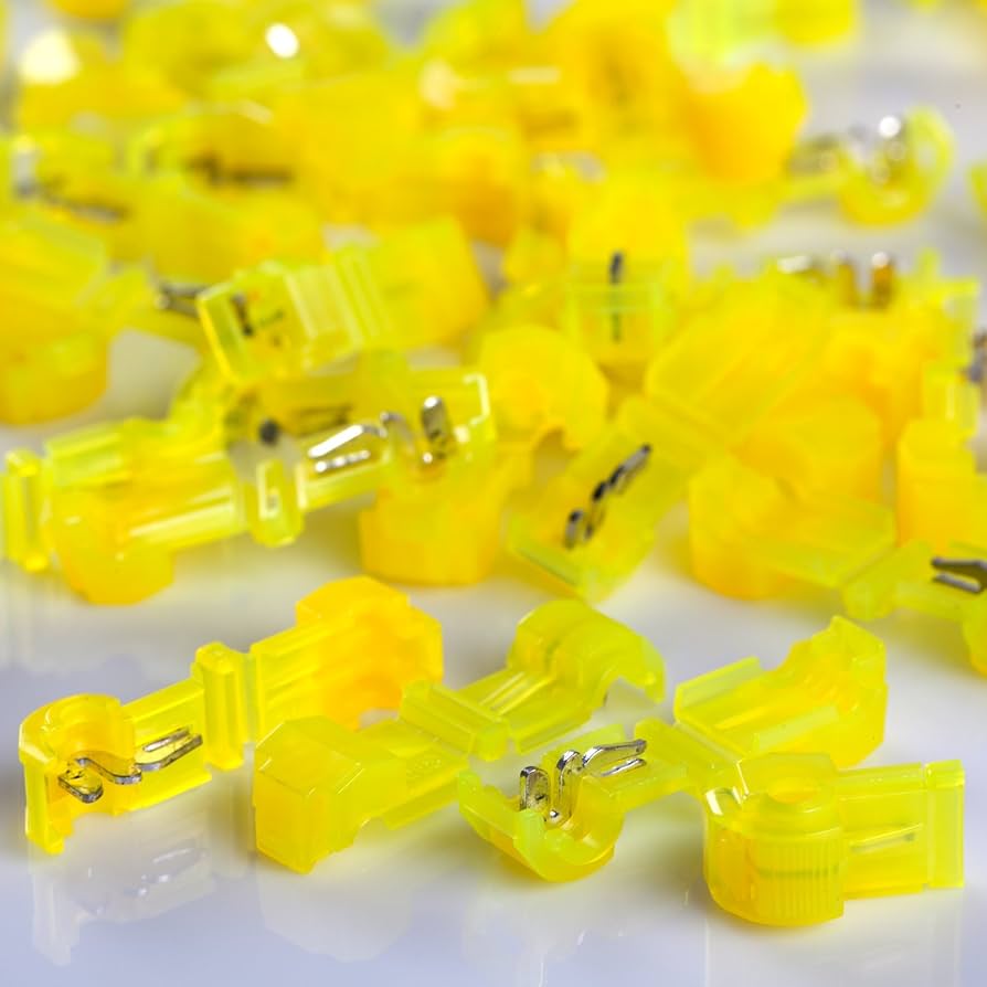 CONECTOR T-TAP AMARILLO BOLSA 100 UND