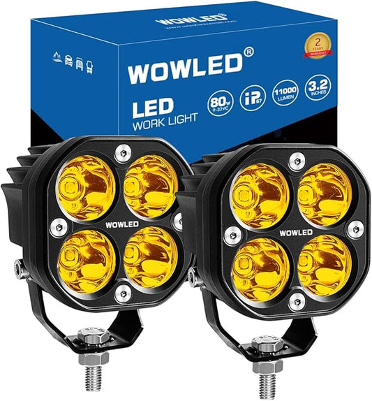 FOCO LED CLARIDAD 12/24V AMBAR
