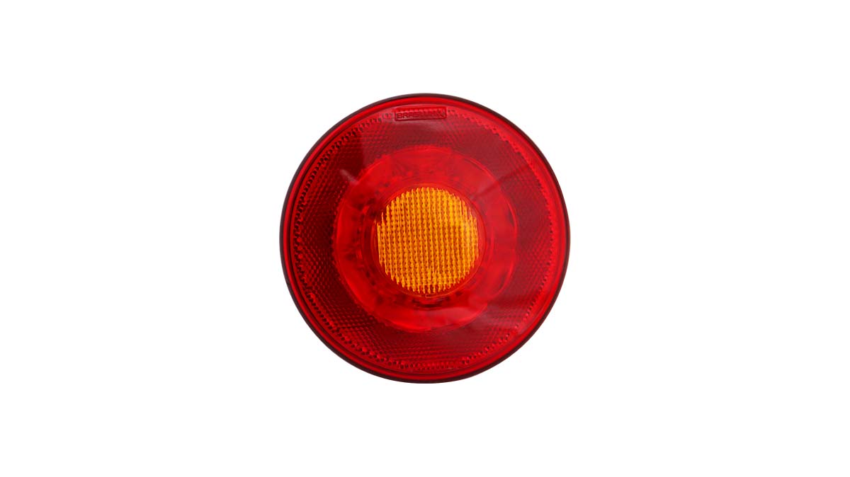 FOCO LED TRASERO OVALADO 12/24V ROJO BRASLUX