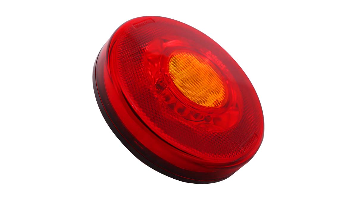 FOCO LED TRASERO OVALADO 12/24V ROJO BRASLUX