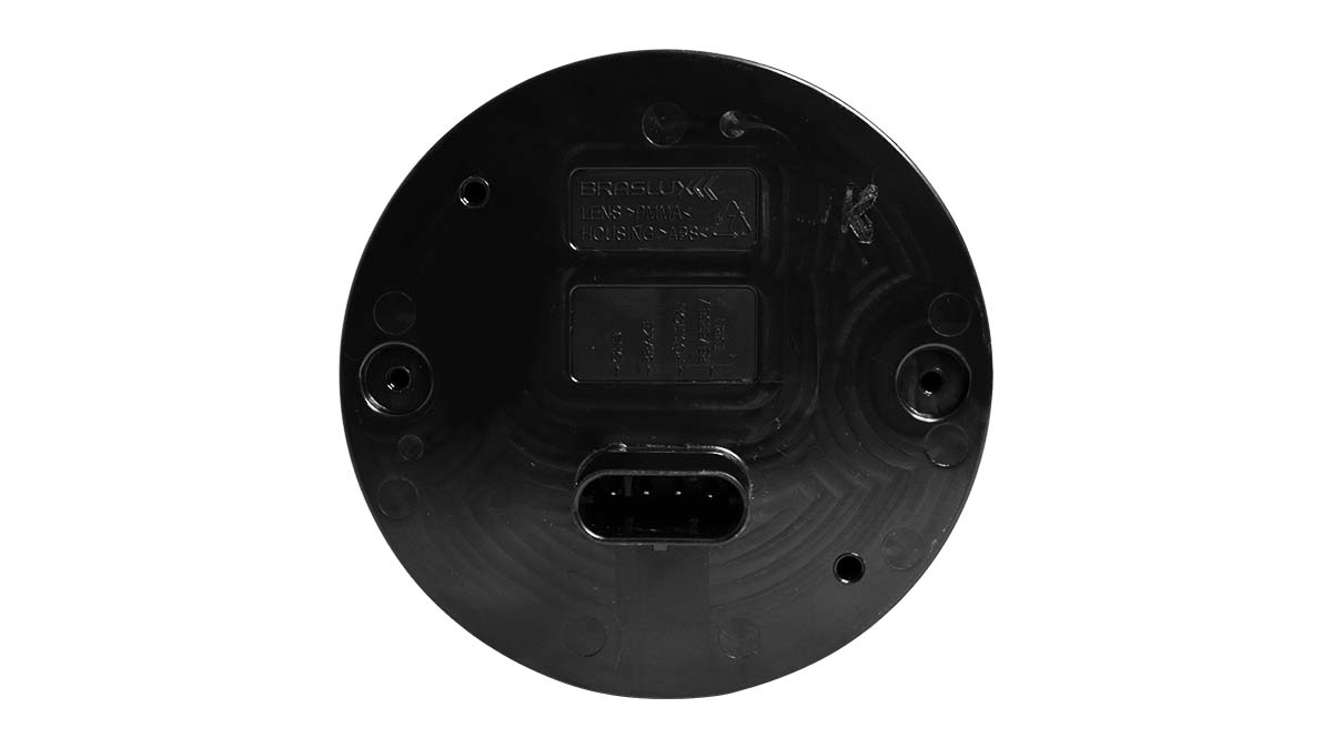 FOCO LED TRASERO OVALADO 12/24V ROJO BRASLUX