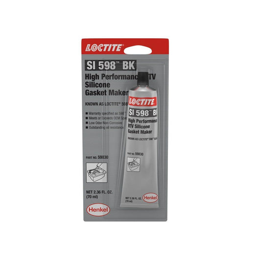 SILICONA NEGRA 598 70ML LOCTITE - Recambio spa