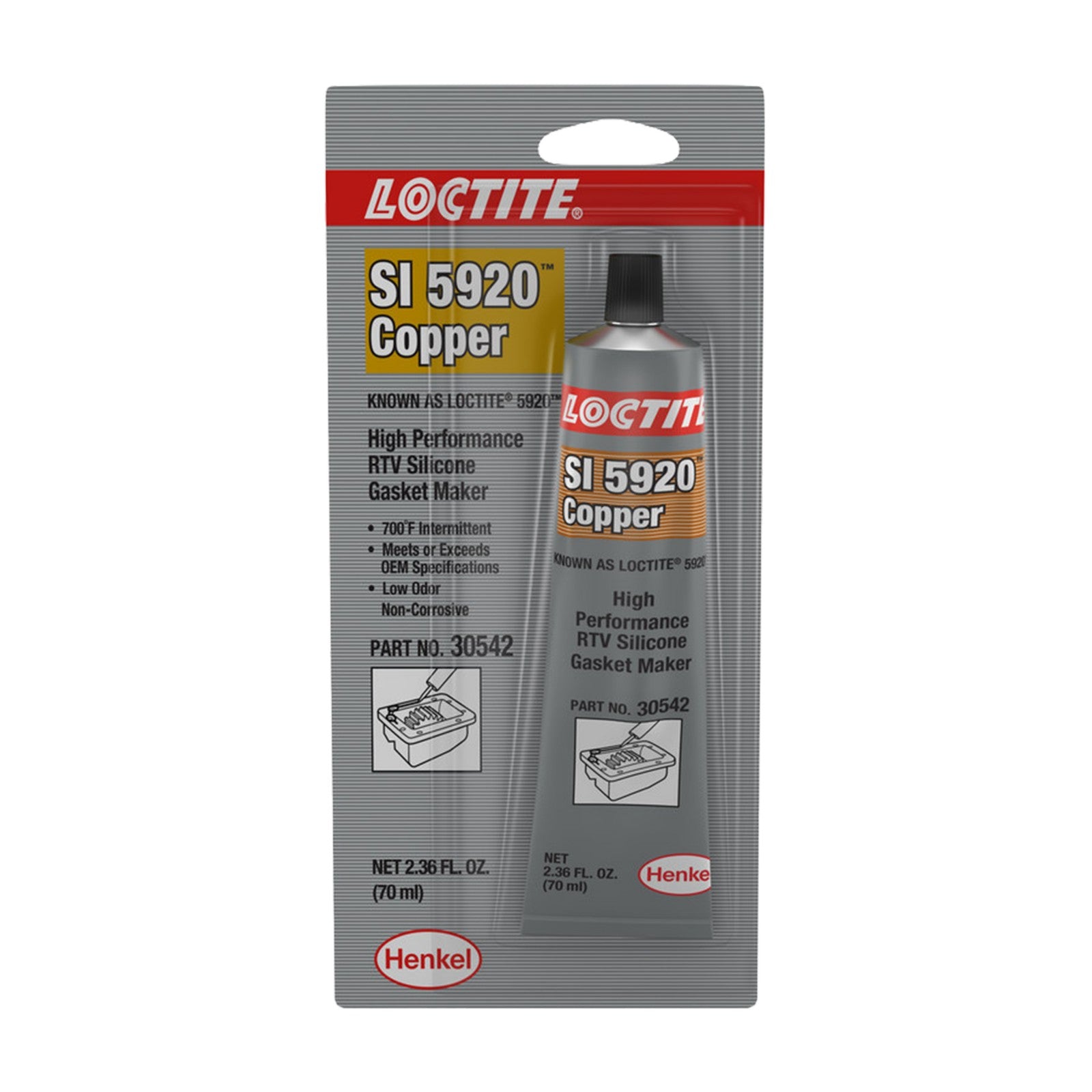 SILICONA COBRE 5920 70 ML LOCTITE