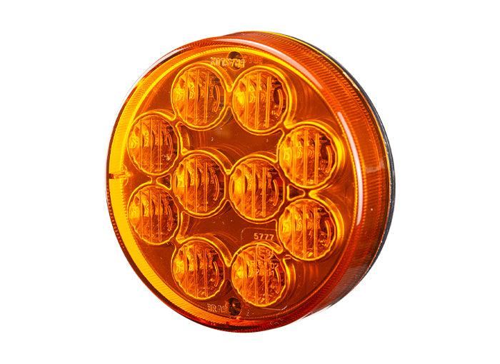 FOCO LED TRASERO 96MM  24V INTERMITENTE AMBAR BRASLUX