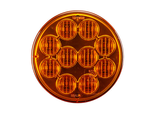 FOCO LED TRASERO 96MM  24V INTERMITENTE AMBAR BRASLUX