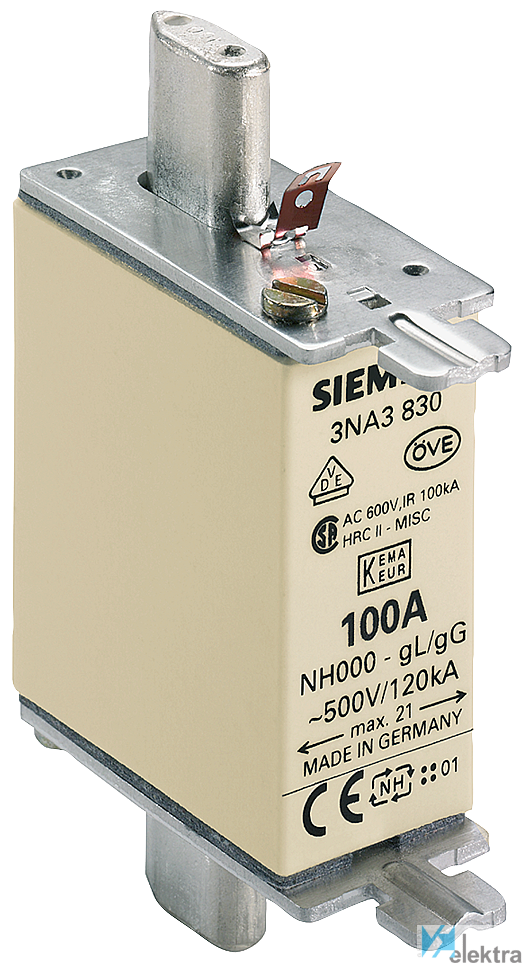 FUSIBLE TIPO ENCHUFE 100AMP TRIFA (E)